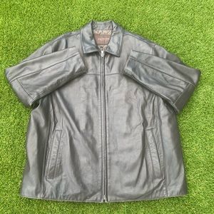 Marc New York-Heavy weight leather jacket